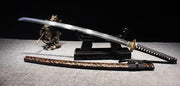 Utsikushisa Clay Tempered Folded Steel Katana Samurai Sword