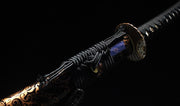 Utsikushisa Clay Tempered Folded Steel Katana Samurai Sword