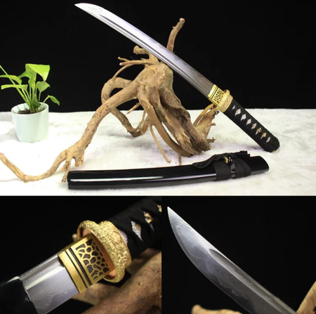 Takaramono Folded Steel Tanto Sword